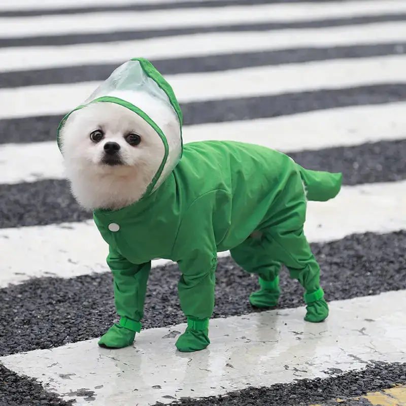 Combinaison imperméable chien