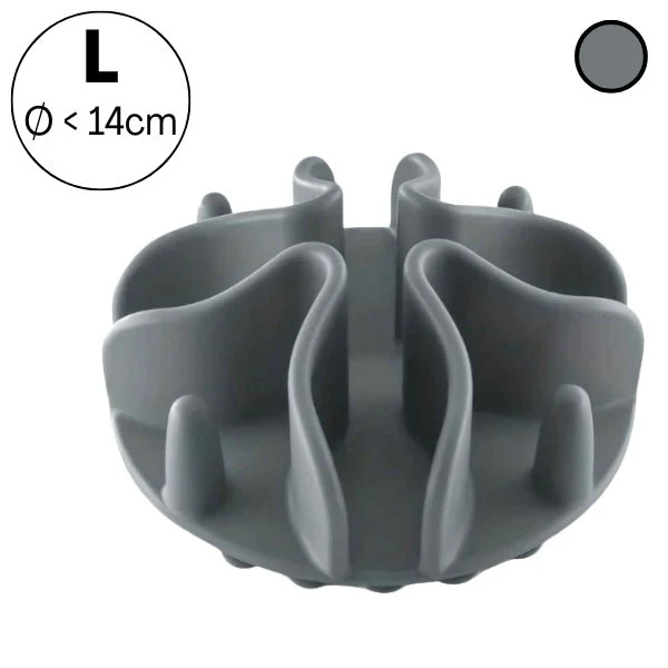 Gamelle anti-glouton chat - Insert silicone à ventouses - BaseBowl™