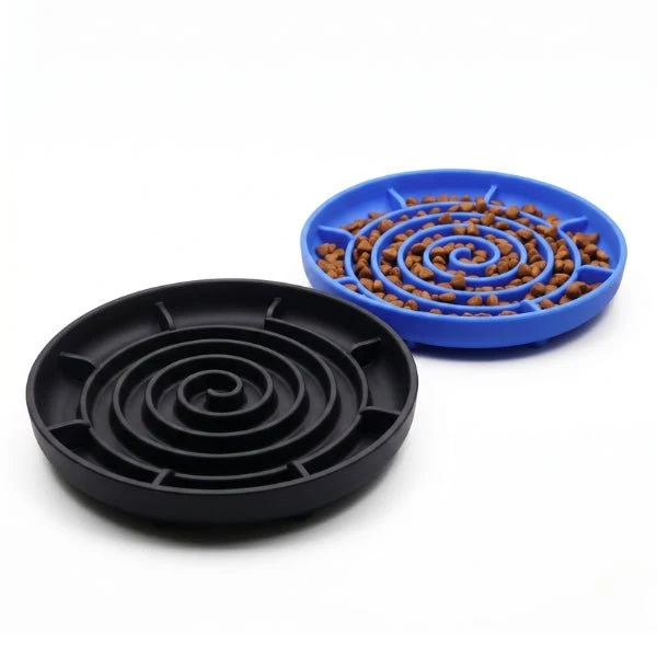 Gamelles anti glouton chat - Labyrinthe anti anxiété - Spiral Bowl™