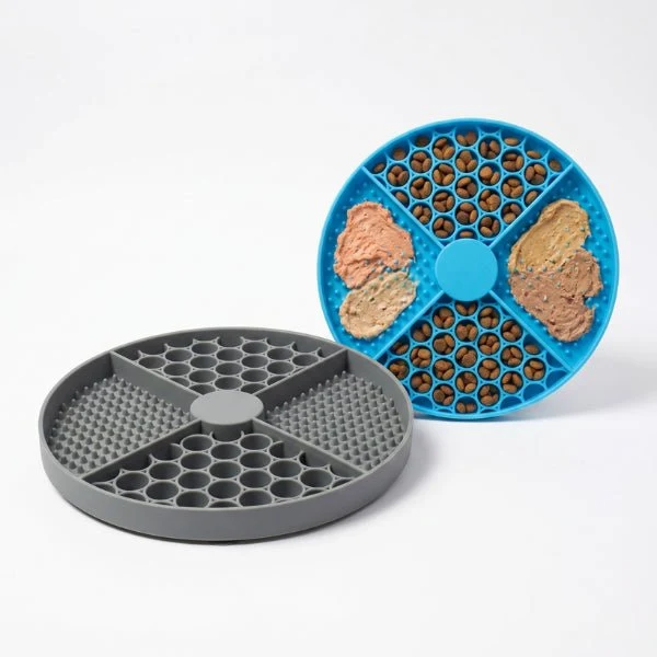 Gamelles anti glouton chat - Compartiments et léchage - Base AntiCroc™