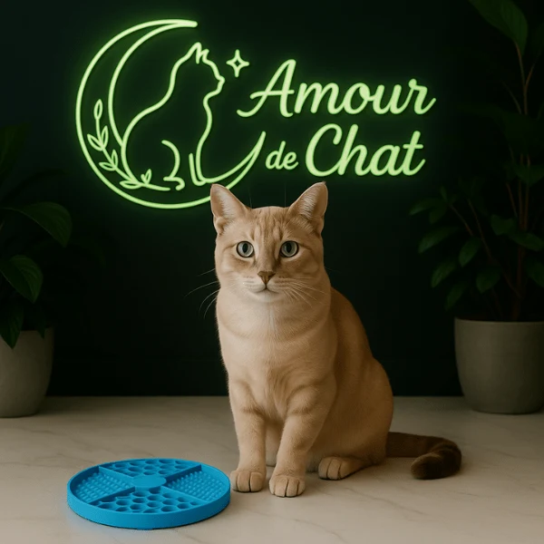 Gamelles anti glouton chat - Compartiments et léchage - Base AntiCroc™