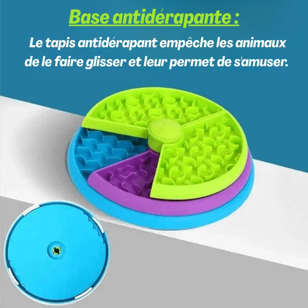 Gamelles anti glouton chat - Plusieurs niveaux ludiques - AntiCroc360™