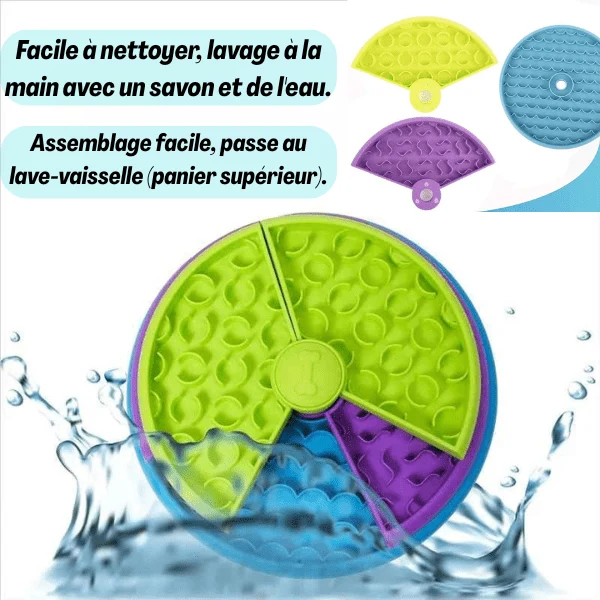 Gamelles anti glouton chat - Plusieurs niveaux ludiques - AntiCroc360™