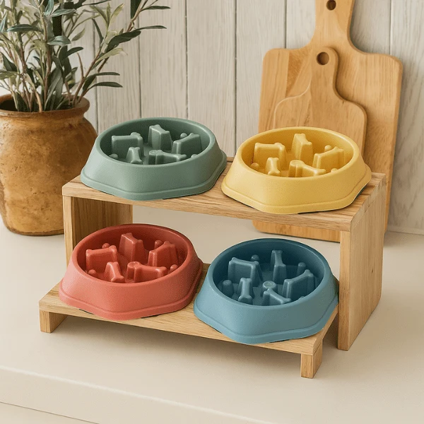 Gamelle anti glouton chat - Ludique labyrinthe apaisant - Break Bowl™