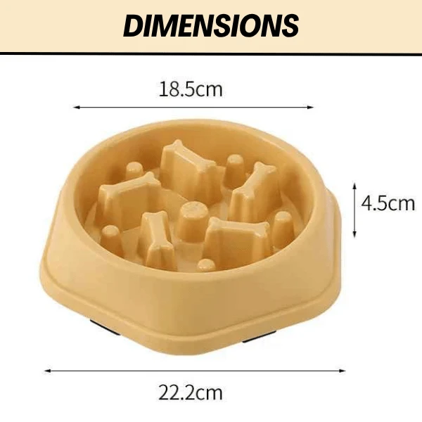 Gamelle anti glouton chat - Ludique labyrinthe apaisant - Break Bowl™
