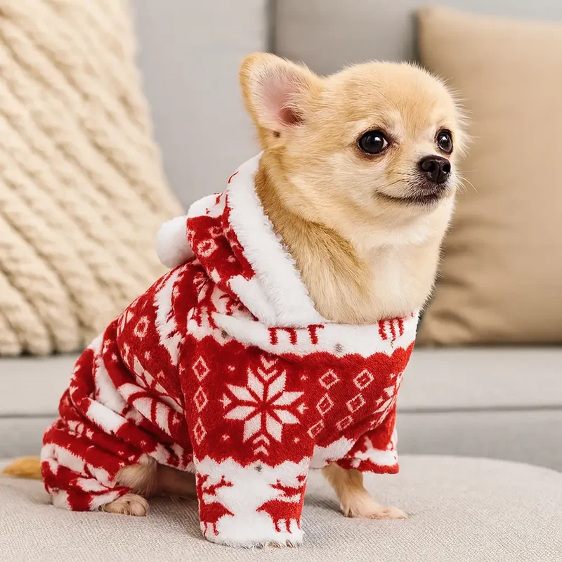 Déguisement pull de noël pour chiens
