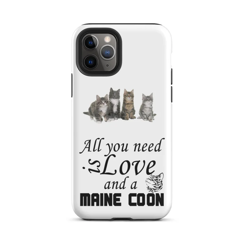 Coque Maine Coon d'iPhone rigide