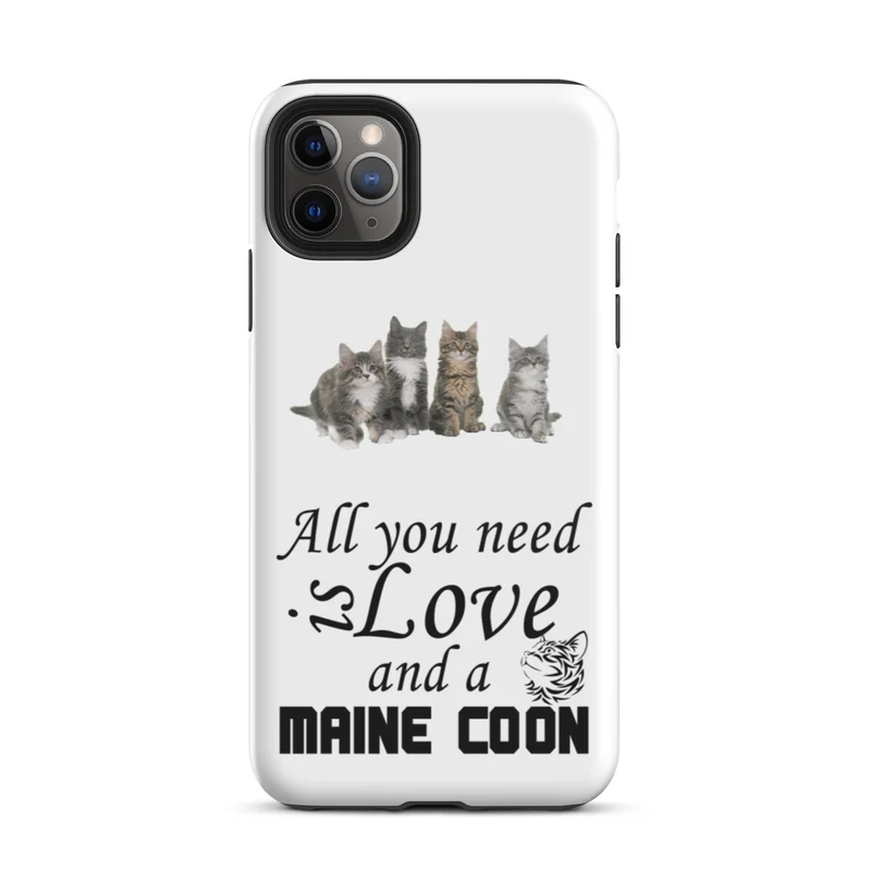 Coque Maine Coon d'iPhone rigide
