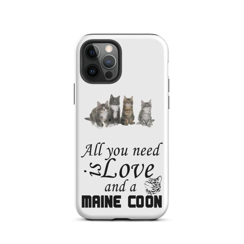 Coque Maine Coon d'iPhone rigide