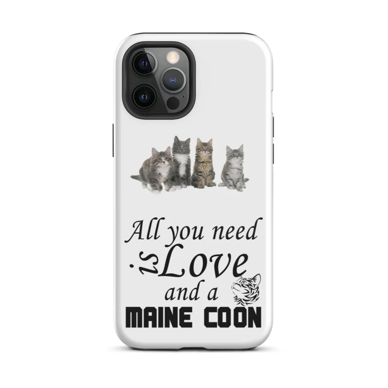 Coque Maine Coon d'iPhone rigide