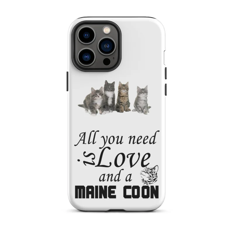 Coque Maine Coon d'iPhone rigide