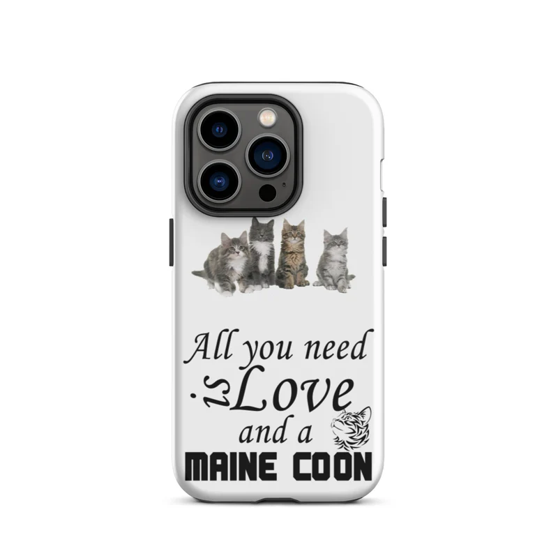 Coque Maine Coon d'iPhone rigide