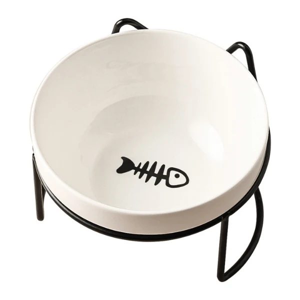 Gamelle pour chat ergonomique - Bol Céramicat™ : bol céramique