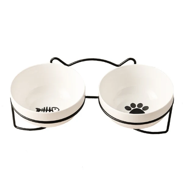 Gamelle pour chat ergonomique - Bol Céramicat™ : bol céramique