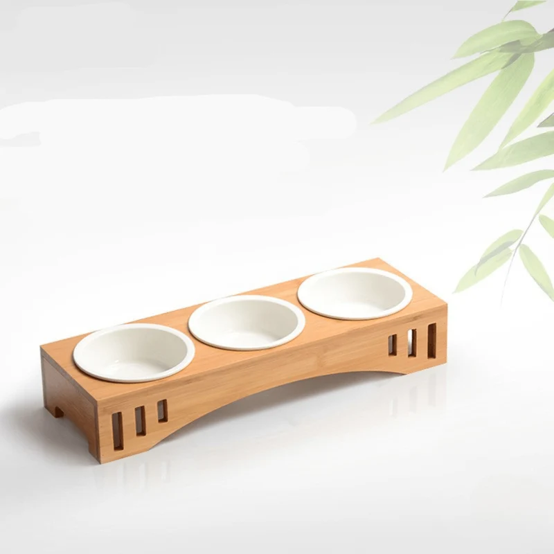 Gamelle pour chat surélevée - Céraminox-Cat™ : céramique ou inox