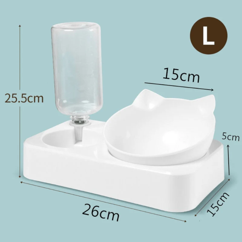 Gamelle pour chat 2 en 1 - Croc-Water™ : avec distributeur d'eau
