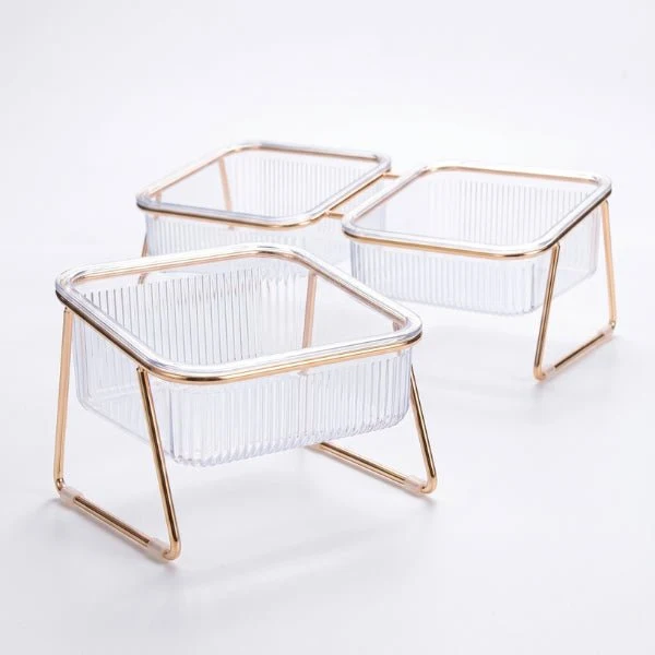 Gamelle pour chat - Golden-Cat™ : inclinée et surélevée