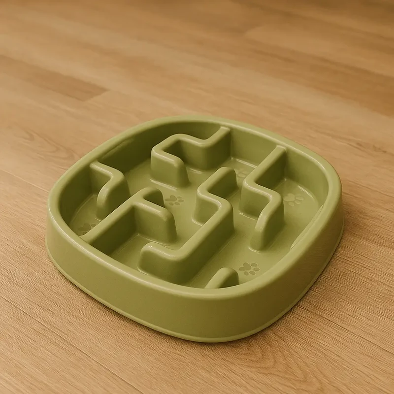 Gamelle anti-goinfre pour gros chien