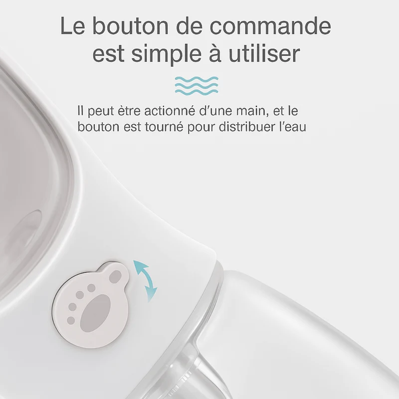 Gamelle chat portable - Croq-Pocket™ : kit 3 en 1