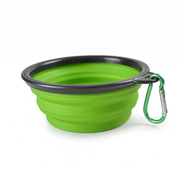 Gamelle chat pliable silicone - Bowl-Trip™ : transport pratique