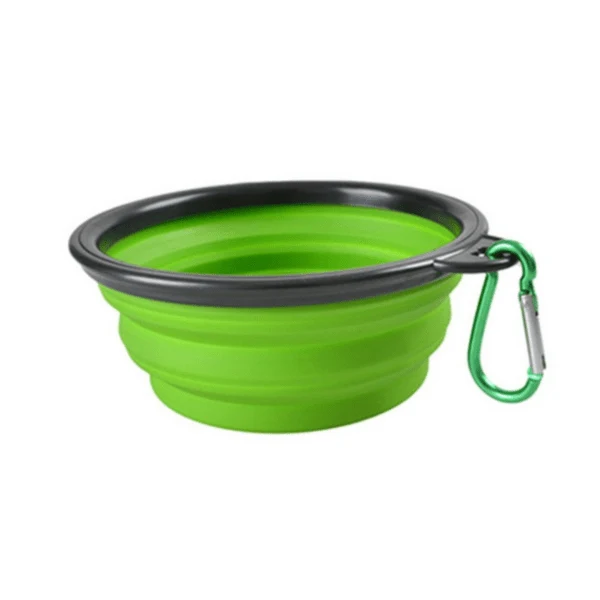 Gamelle chat pliable silicone - Bowl-Trip™ : transport pratique