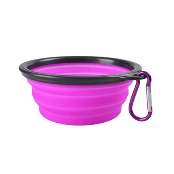 Gamelle chat pliable silicone - Bowl-Trip™ : transport pratique