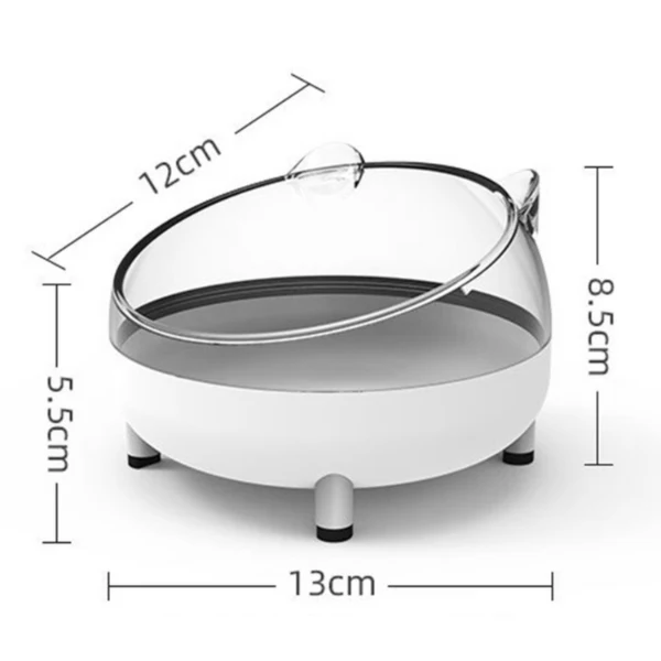 Gamelle chat inclinée - Moustache Bowl™ : digestion facilitée