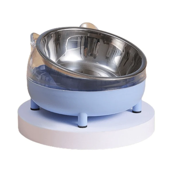Gamelle chat inclinée - Moustache Bowl™ : digestion facilitée