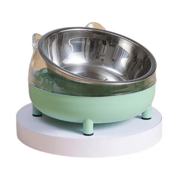 Gamelle chat inclinée - Moustache Bowl™ : digestion facilitée