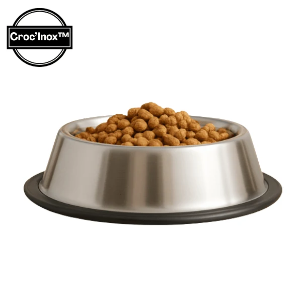 Gamelle chat - Croc'Inox™ : antidérapante 6 tailles
