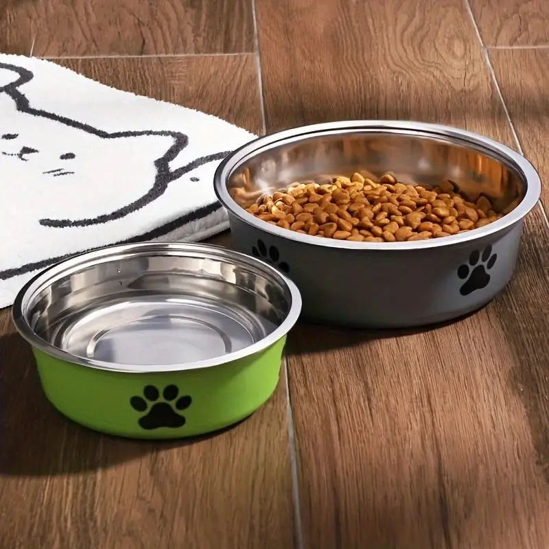 Gamelle chien en inox anti-dérapante