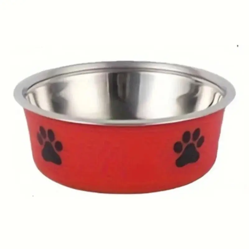 Gamelle chien en inox anti-dérapante
