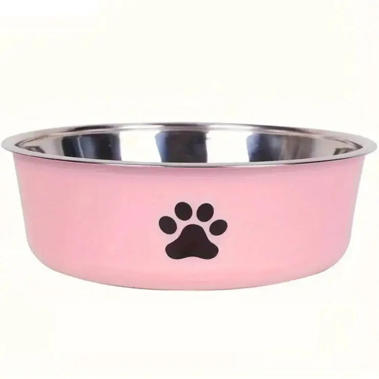 Gamelle chien en inox anti-dérapante