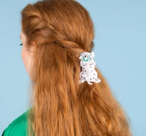 Pince à cheveux Dalmatien – Élégante et facile à porter