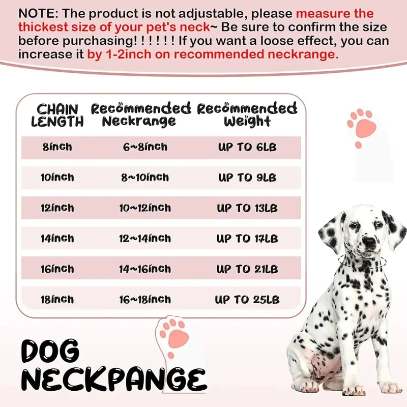 Collier strass chien