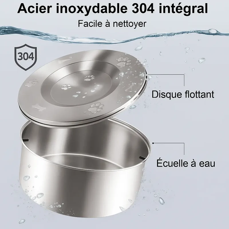Gamelle chien à eau automatique