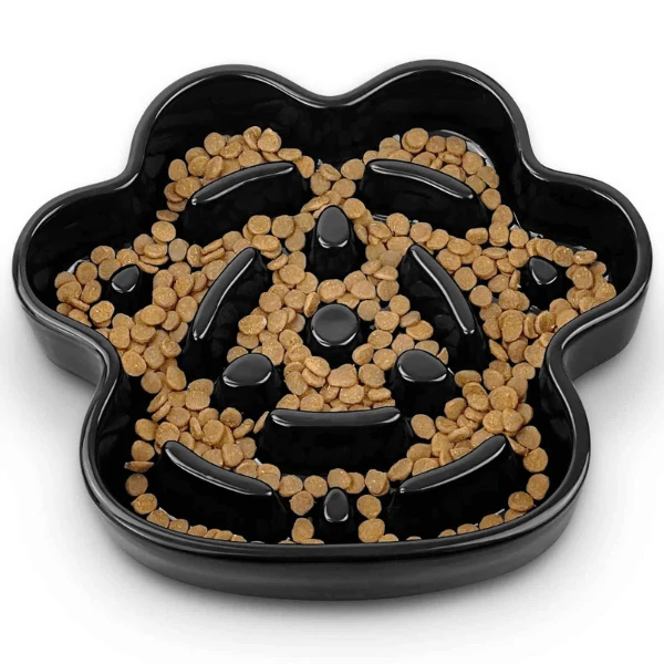 Gamelle anti glouton chat - Céramique design griffe - Tempo Croc™