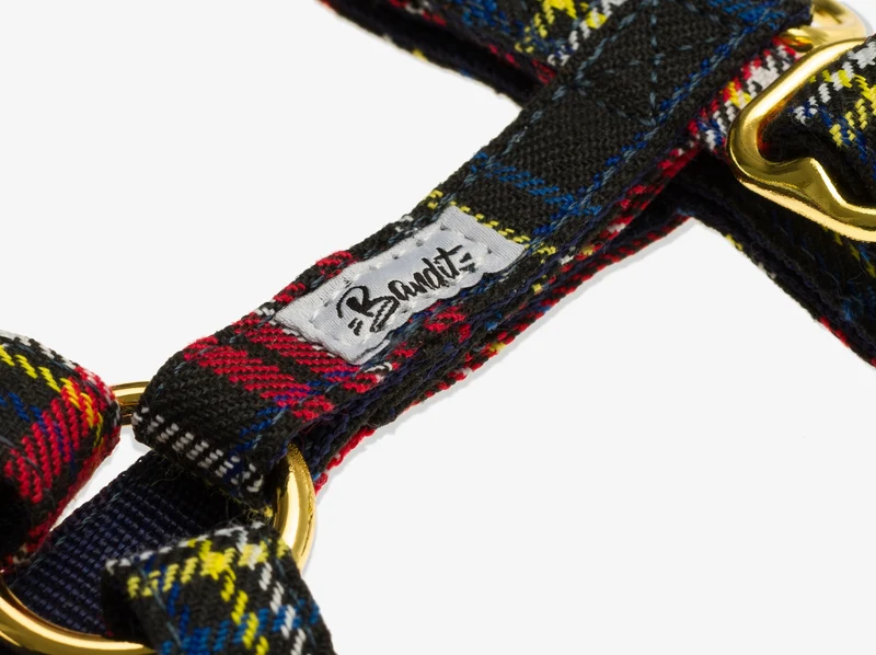 Le harnais pour chat tartan