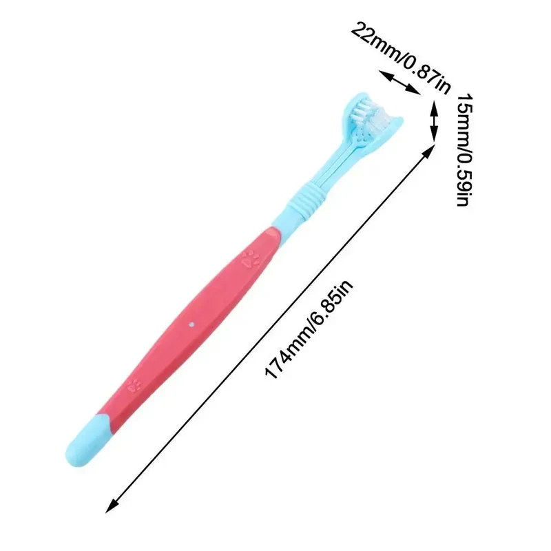 Brosse à dent double pour chien