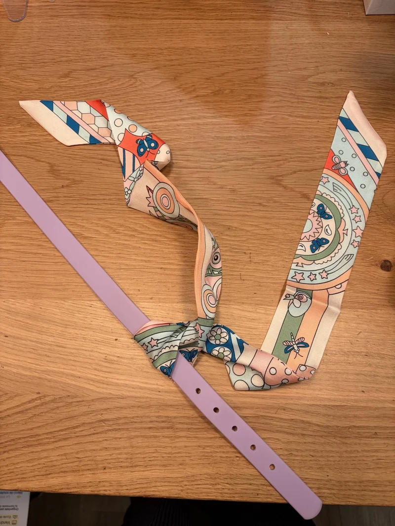 Foulard à nouer pour collier chien – Touche chic & unique