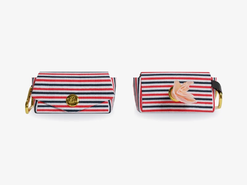 Pochette pour sacs à crottes tricolore