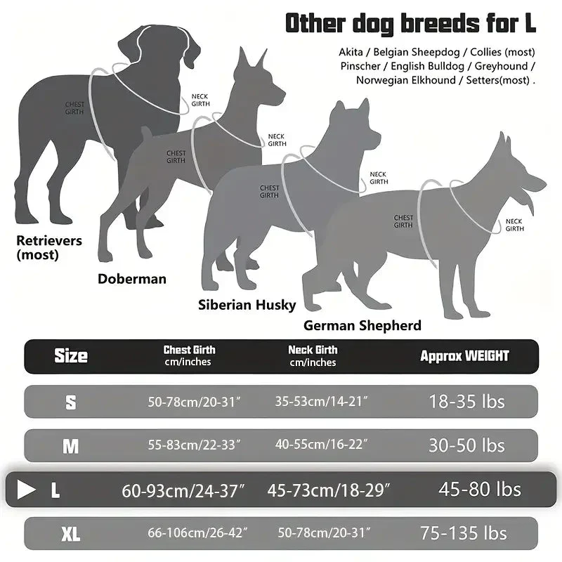 Harnais anti traction chien 30 kg