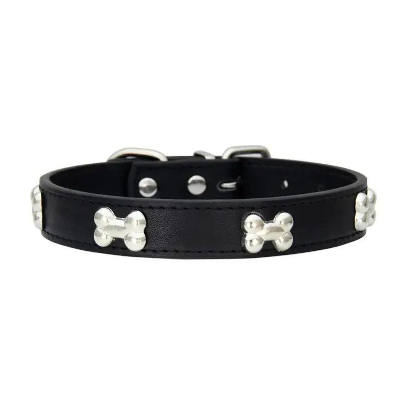 Collier pour petit chien en cuir