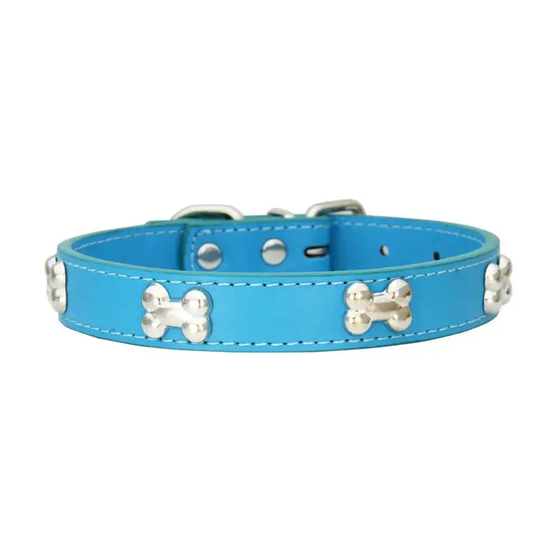 Collier pour petit chien en cuir
