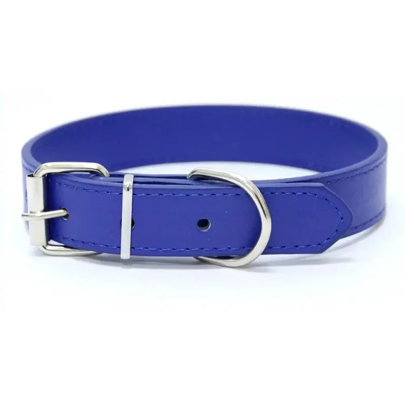 Collier style cuir ajustable pour chien