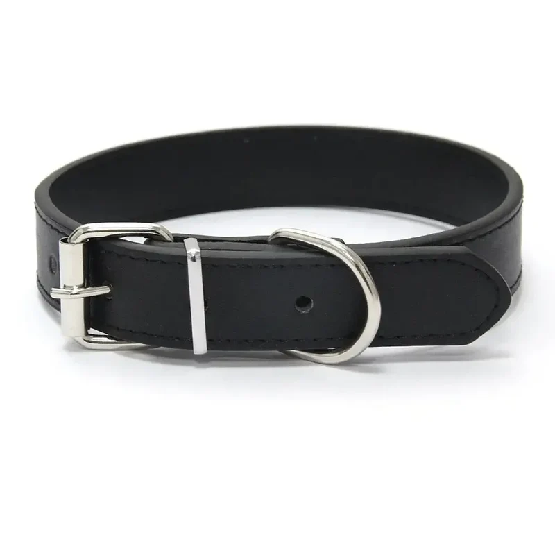 Collier style cuir ajustable pour chien