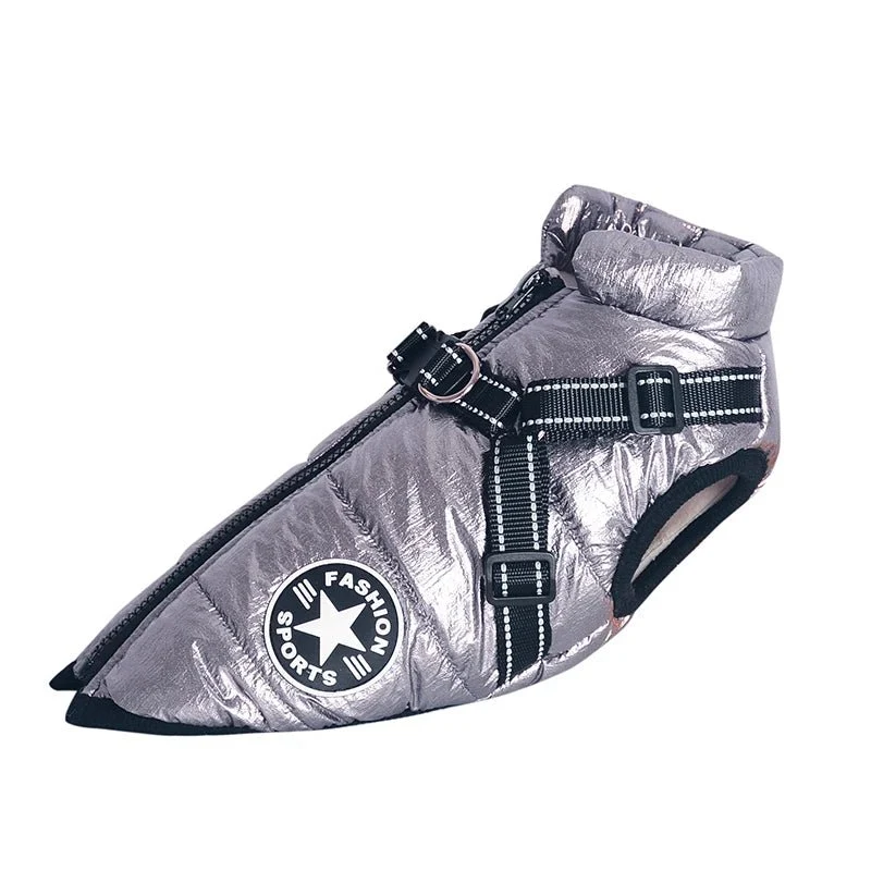 Manteau pour petit chien avec harnais intégré
