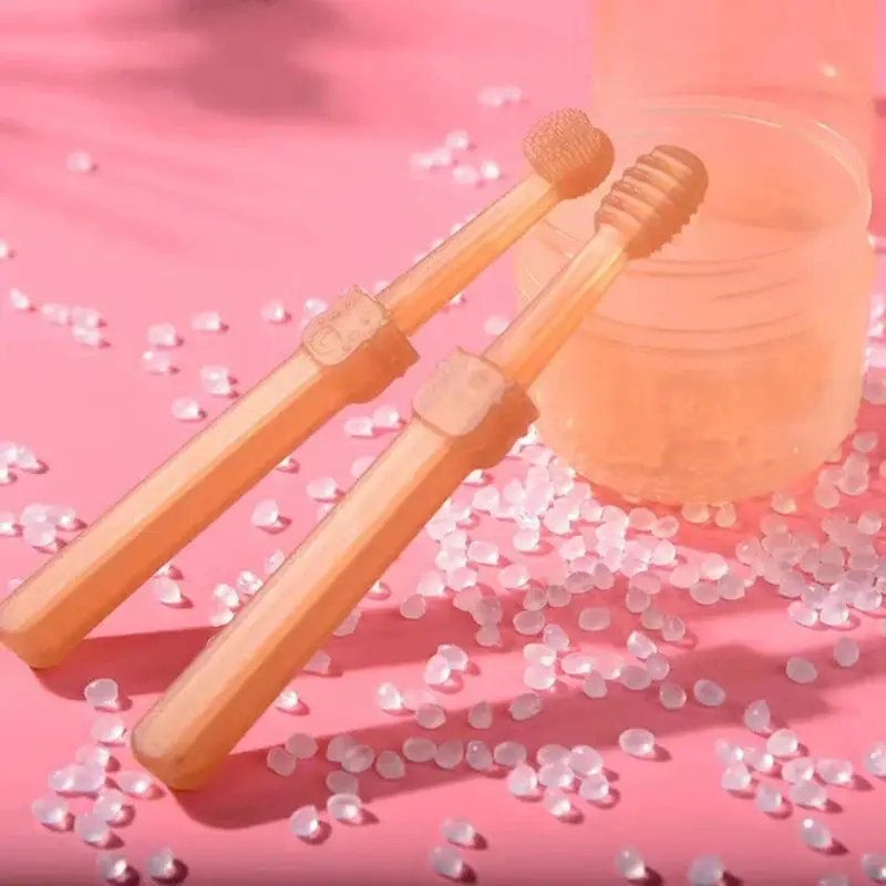 Brosse à dent en silicone avec protection pour chien