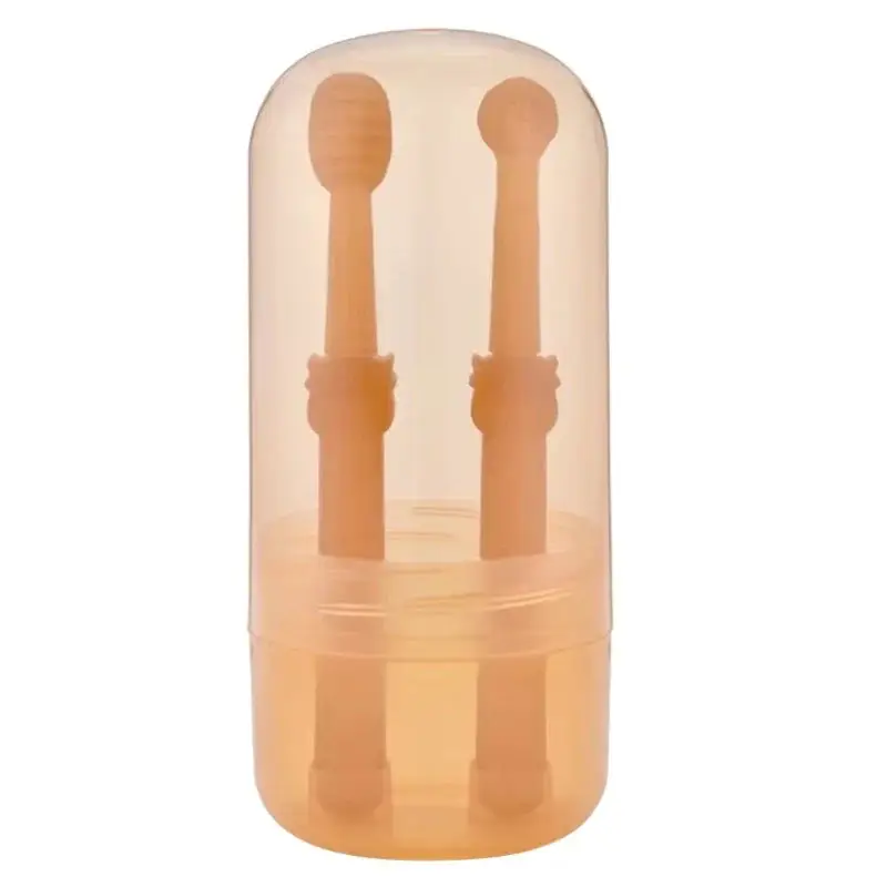 Brosse à dent en silicone avec protection pour chien