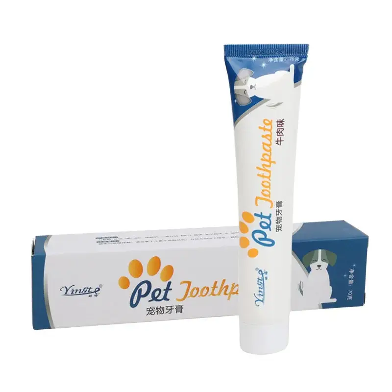 Brosse à dent et dentifrice pour chien
